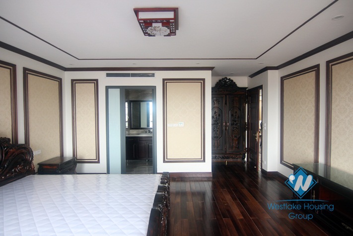 Large apartment in the topfloor with luxury design for rent in Tay Ho district